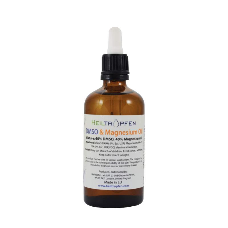 Mistura DMSO e Óleo de Magnésio Heiltropfen - 100ml - Cloreto de